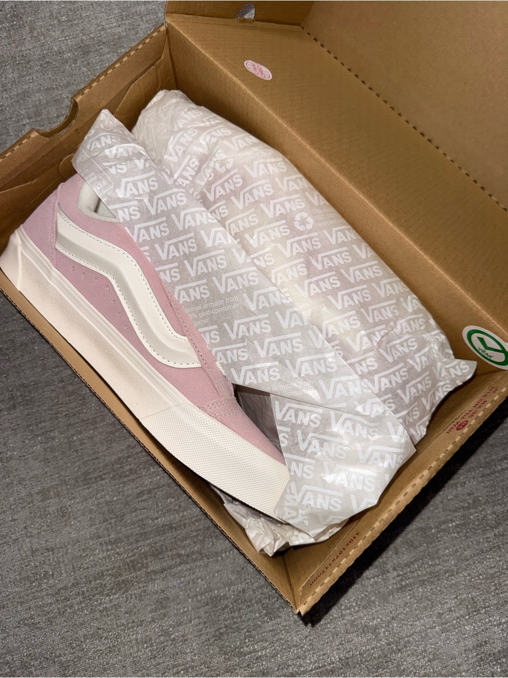 NWT Vans Knu Skool Sepia Rose Pink Suede Sneakers Women’s 8 Men’s 6.5